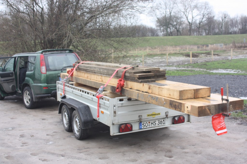 Material für Brückenbau in Hamm