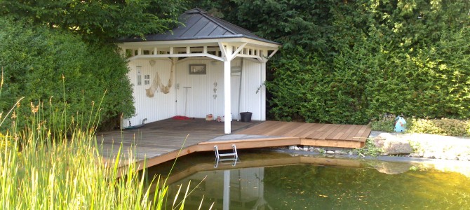 Terrassenanlage am Naturteich